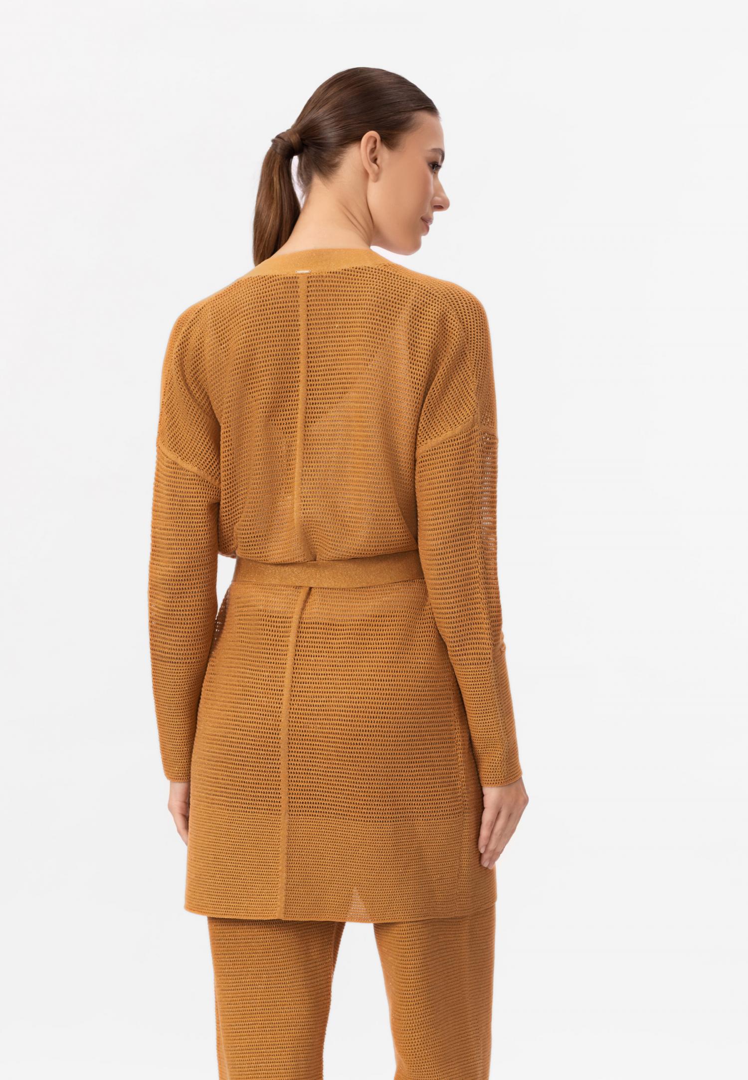 Кардиган з шовку та бавовни